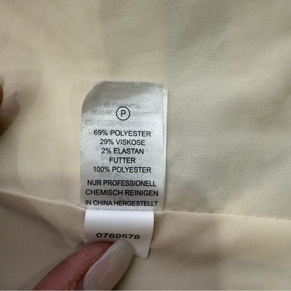 Maison d'Amélie Paris oversized blazer neutral Plaid Double Breasted large - Picture 11 of 11